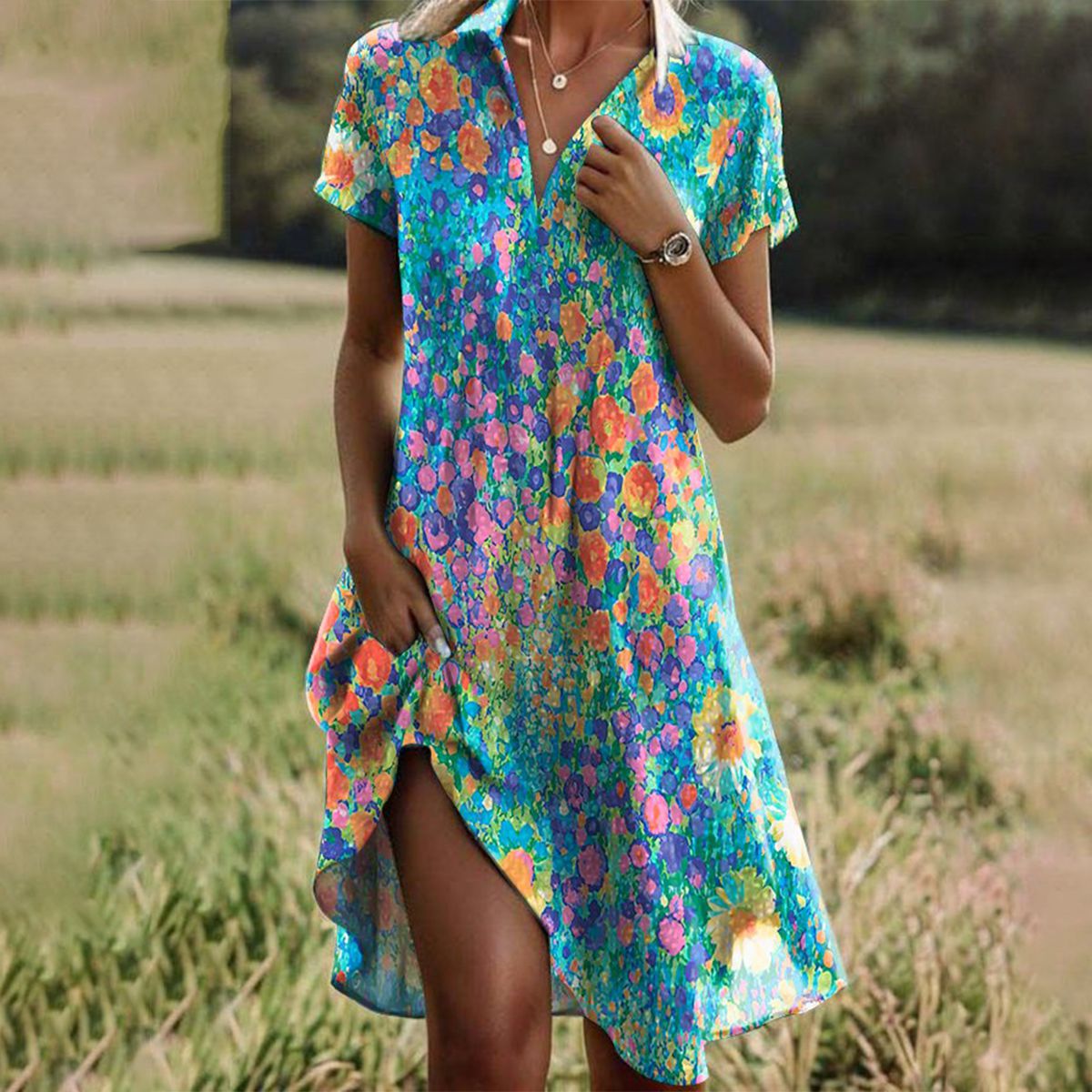 Faya™ - Trendy women's dress