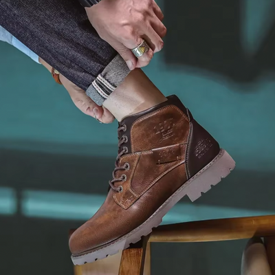 Aaron™ | Vintage Leather Men's Boots