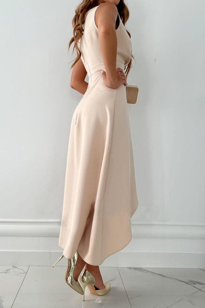 Mandy | Chic Wrap V-Neck Midi Dress